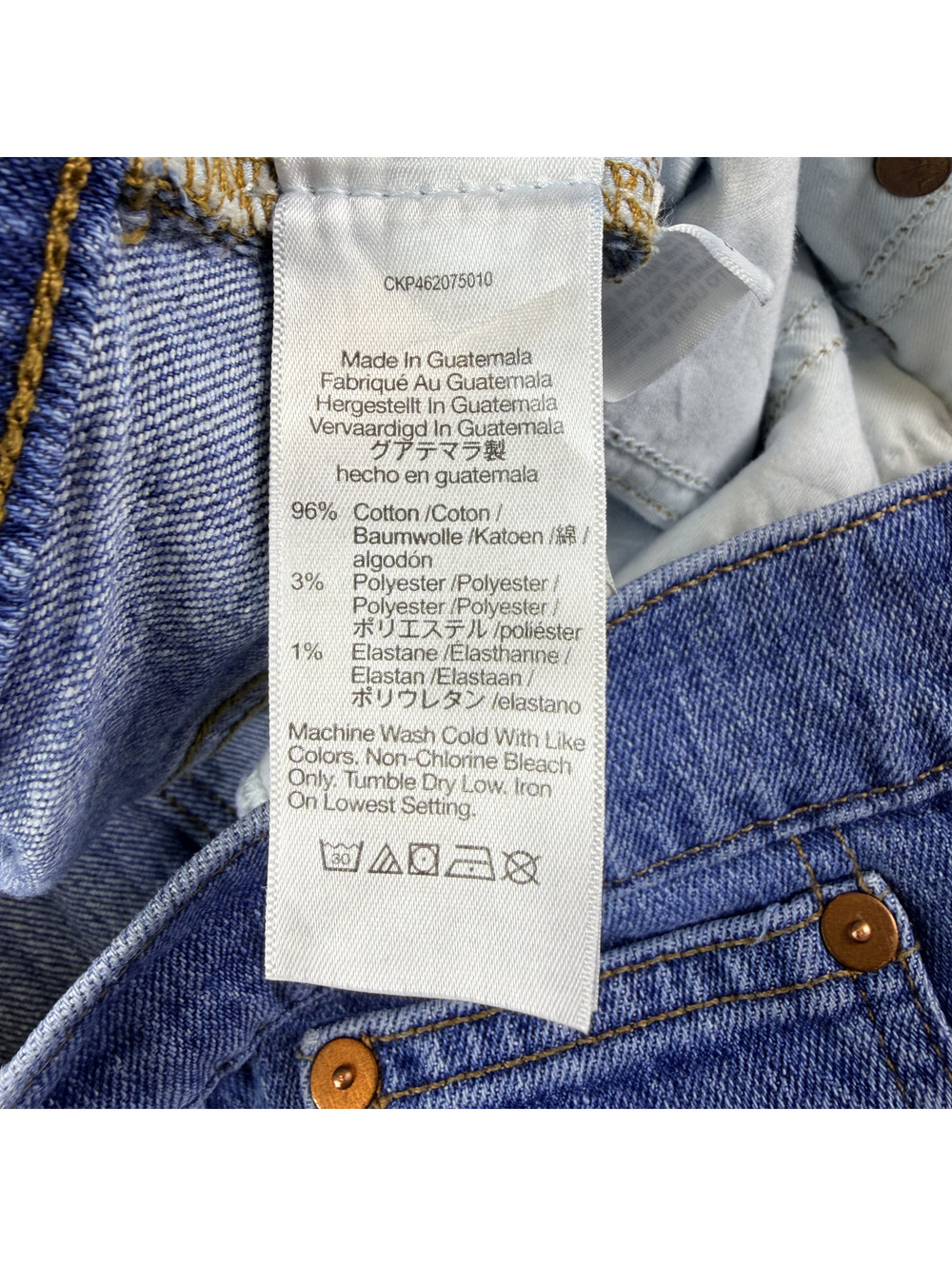 Madewell The Momjean Jeans Size 30 Blue High Rise Straight Leg Stretch Denim - Picture 10 of 15